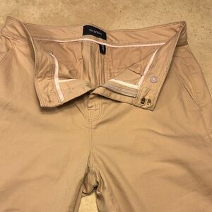 The Scholar Women's Straight-Leg Chino Pants in Tan